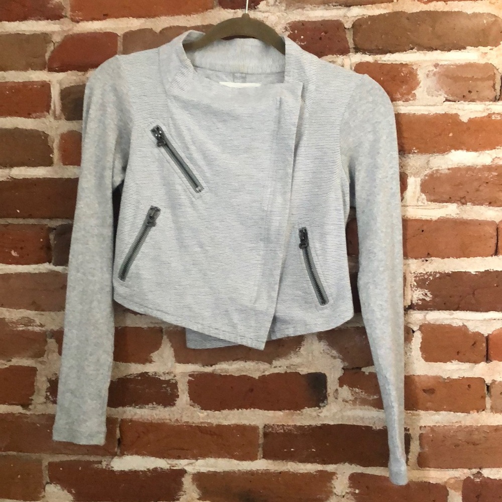 BCBGeneration moto style cropped sweater- Size XS